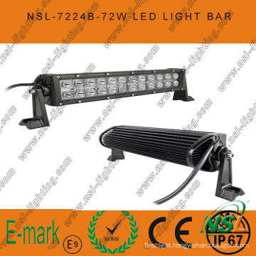 72W, 13inch LED Work Light, 24PCS*3W Creee LED Light Bar for Trucks